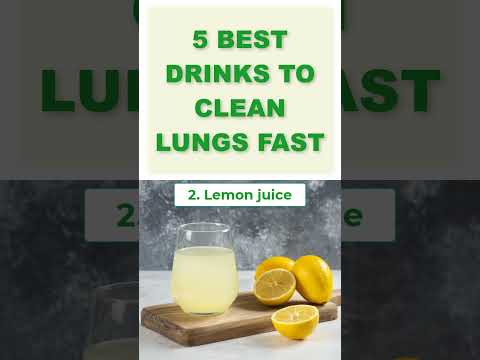 5  Best Drinks to Clean Lungs Fast – Try These!