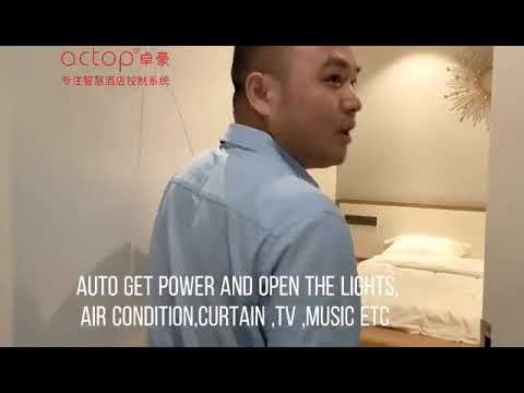 ACTOP Smart Hotel System -Brush Face to check-in