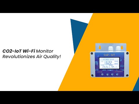 Advanced Wi-Fi Co2 Monitor | Smart air quality Control | Instrukart