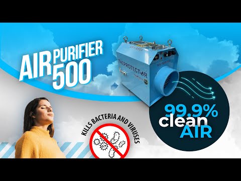 Air Purifier 500 / Industrial & Commercial Grade Scrubber / Hepa Filter / Carbon Filter / UV light