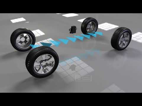 Animation on How Tire Pressure Monitoring System Works