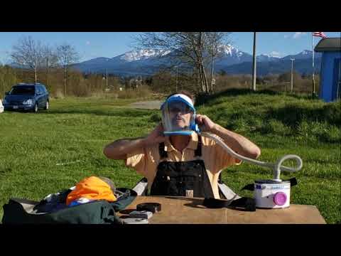 Breathe EZ Pro PAPR Breathing Protection Guided Tour to Mounting and Filter Changes.