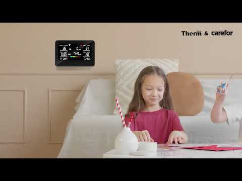 CF-30 Smart Air Quality Monitor: Measure CO2, CO, PM2.5, & More for a Healthier Home!