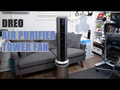 Dreo Smart Air Purifier Tower Fan MC710S Review | Dyson Tower Fan Alternative