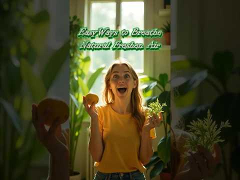 Easy Ways to Breathe Natural Freshen Air #AirQuality #HomeHacks #NaturalLiving #Wellness #EcoTips