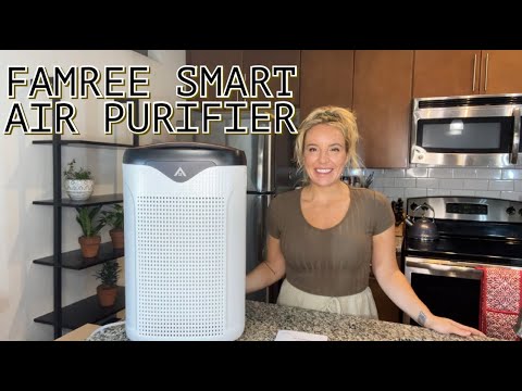 FAMREE Smart Wifi App and Voice Enabled Large Room Air Purifier FA500 Portable Stylish Air Purifier