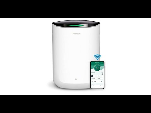 Filtrete Smart Air Purifier & Air Quality Monitor Medium Rooms, up to 150 sqft, Alexa enabled