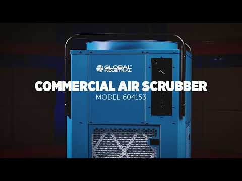 Global Industrial™ Commercial Air Scrubber & Negative Air Machine w/ HEPA Filtration, 3300 CFM