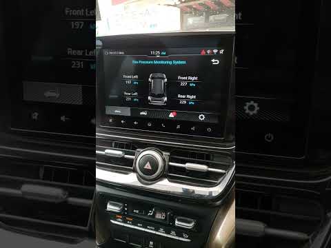 Grand Vitara Tire Air Pressure Monitoring System in Display