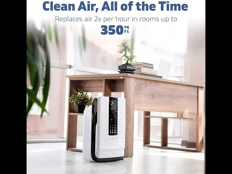 Hathaspace Smart True HEPA Air Purifier for Home, 5 in 1 Large Room Air Cleaner for Allergies.