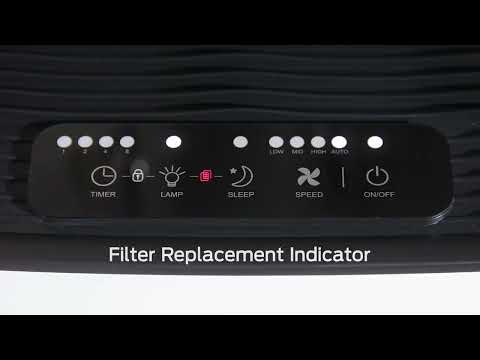 HEPA Air Purifier for Home, Elechomes P1801 Air Cleaner with Auto Mode, Air Quality Sensor
