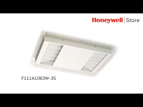 Honeywell Commercial Ceiling Mount Media Air Cleaner With 99.97% HEPA Filter – (F111A1063W-3S)