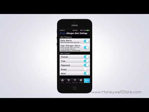 Honeywell Portable Console Air Purifier Mobile App Overview
