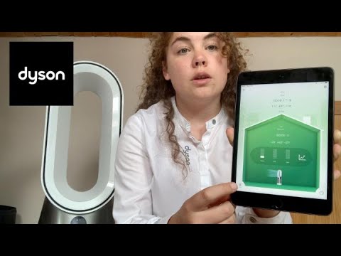 How can I link my smart phone to my Dyson purifier?