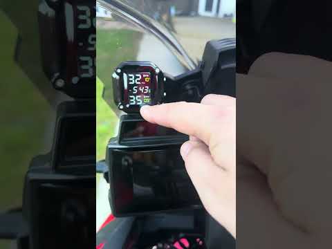 How to install tire pressure monitoring system on a motorcycle TPMS