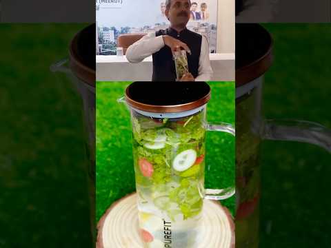 How To Make Alkaline Water At Home | #acharyamanishji #alkalinewater #detoxwater #shorts #trending