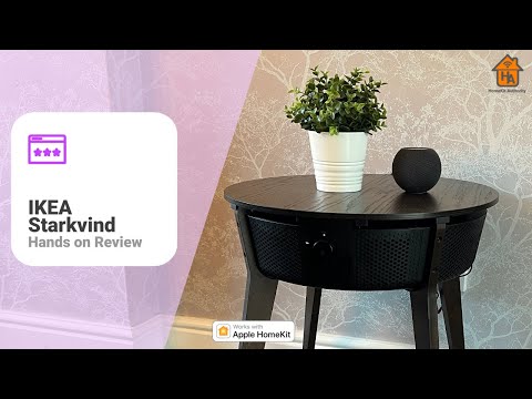 Ikea STARKVIND smart air purifier hands on review including HomeKit walkthrough
