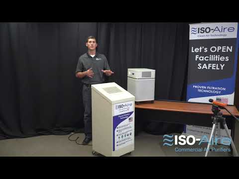 ISO-Aire HEPA Air Purifier Sound Test | Commercial Air Purifiers for Businesses and Schools