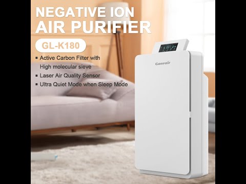 K180 Commercial Air Purifier Remove Smoke Fast in 7 seconds
