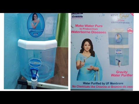 Kent Gold water purifier (unboxing and installation)