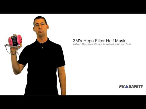 Lead and Asbestos Respirator: 3M 6000 Combination