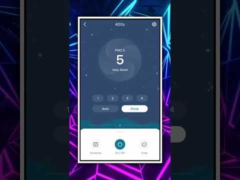 LEVOIT Air Purifier Core 400S App Settings Tutorial