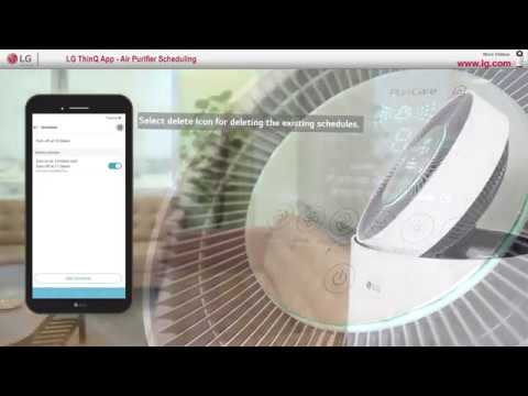 [LG ThinQ App] – Air Purifier Scheduling