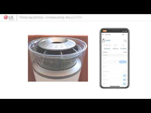 LG ThinQ App (iOS) – Connecting Air Purifier