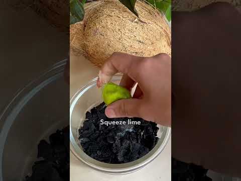 Make activated charcoal at home! 🔥