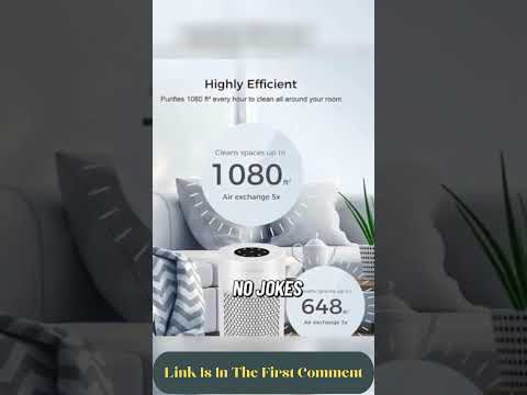 MEGAWISE 2022 Smart Air Purifier Review The Ultimate Solution for Clean Air at Home! Shorts #
