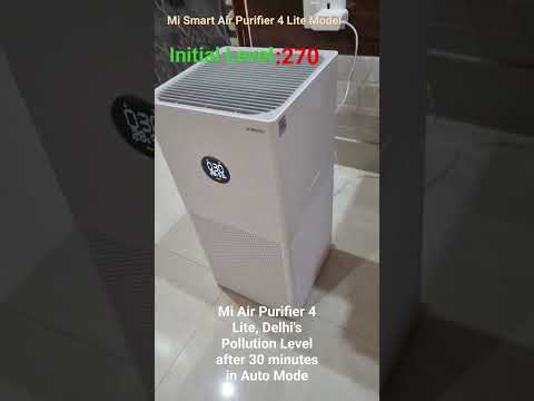 Mi Smart Air Purifier 4 Lite Delhi Pollution check #pollution #delhi