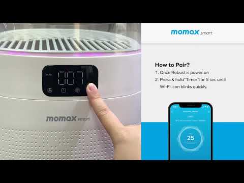 Momax Robust IoT UV-C Air Purifier (AP8S) – Momax IoT Expert Support