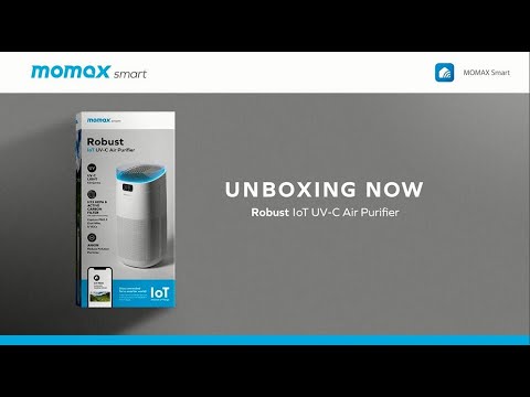 MOMAX – Robust IoT UV-C Air Purifier – Unboxing (ENG)