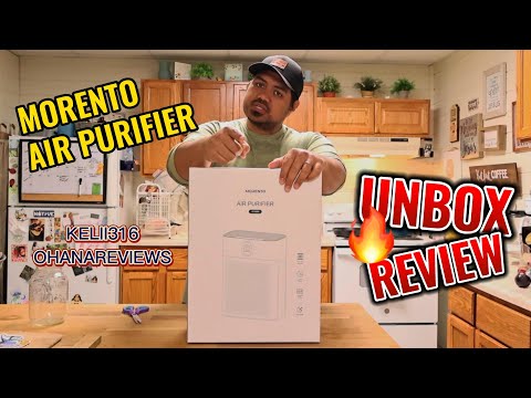 MORENTO AIR PURIFIER UNBOX & REVIEW: See How It Cleans Your Air in Just Minutes!