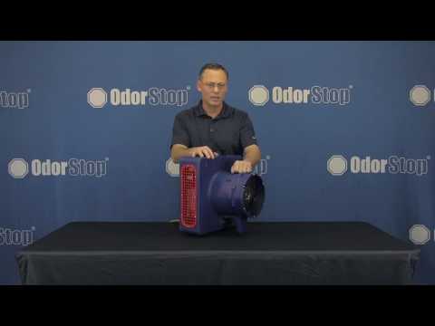 OdorStop OS6500UV2 – Ozone Generator/UV Air Cleaner with 6 Ozone Plates, UV, and Charcoal Filter