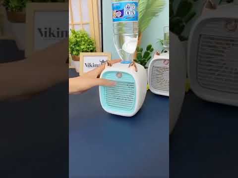 Portable Air Cooling Fan Mini Humidifier – Product Link in Comments & Description! #shorts #viral