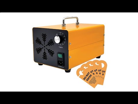 Prolee Commercial Ozone Generator 24,000mg/h, Industrial Ozone Generator Air Purifier (Yellow)