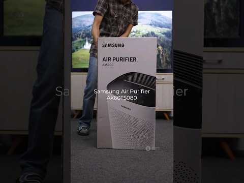 Samsung Air Purifier AX60T5080WD ASMR Unboxing | Best Air Purifier In Nepal #airpurifier #shorts