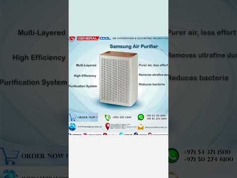 Samsung Air Purifier with Multi-Layered High Efficiency Purification System – General Cool