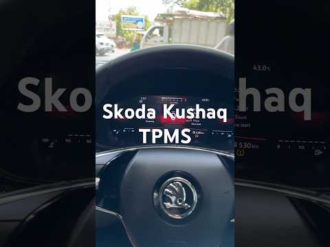 #skoda #skodakushaq Tire Pressure Monitoring System | How TPMS Works ? #automobile | Kushaq TPMS