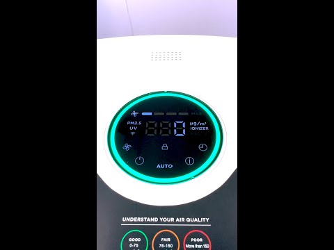 Smart Air Purifier Monitors Your Air Quality