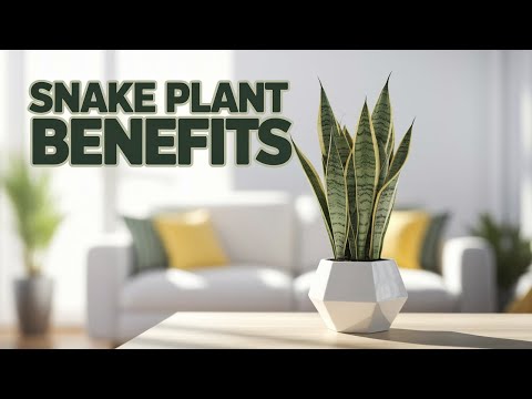 Snake Plant Benefits 🌿 | Air Purifier & Medicinal Uses of Dracaena trifasciata (Sansevieria)