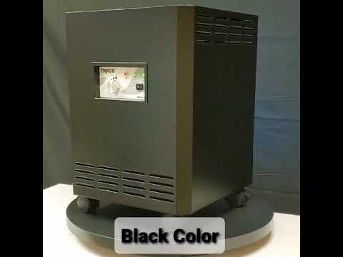 TRACS commercial portable air purifier with UV-C and HEPA Technology in black color