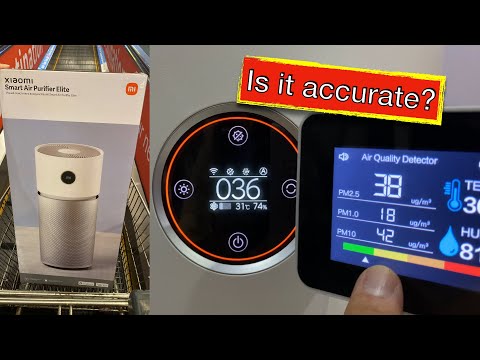 Unboxing The Xiaomi Smart Air Purifier Elite and its interface