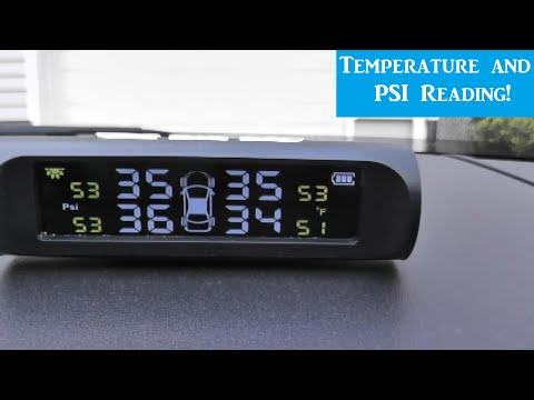 Wireless and Solar Powered Tire Pressure Gauge For Older Vehicles – TPMS Sensor