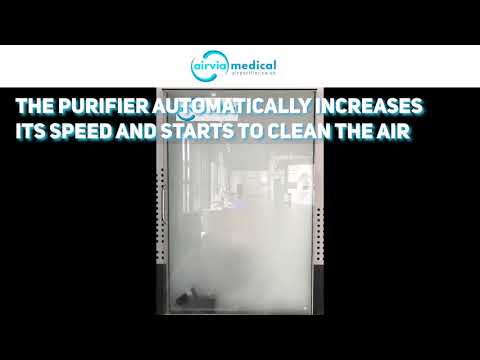 AIRVIA PRO 150 Air Purifier Smoke Test