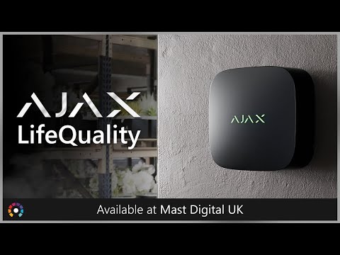 Ajax LifeQuality: smart air quality monitor with CO2 sensor – Available at Mast Digital UK