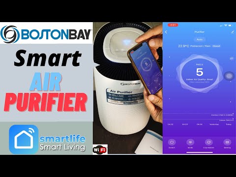 Amazing Smart Air Purifier from Boston Bay – Keeps Your Home Clean and Fresh!