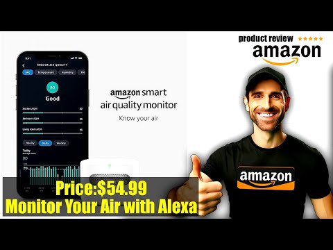 Buy Amazon Smart Air Quality Monitor – Know your air, Works with Alexa