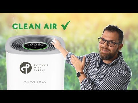 CLEAN THE AIR IN YOUR APPLE HOME – AirVersa Smart Air Purifier with Thread!